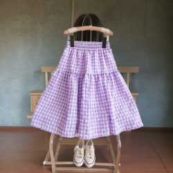 Chân váy kẻ caro dáng dài size 7 -15 Chân váy kẻ caro dáng dài size 7 -15