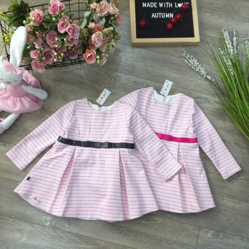 váy thu đông dài tay 2 lớp bé gái-kidsky-bán sỉ váy thu đông dài tay 2 lớp bé gái váy thu đông dài tay 2 lớp bé gái-