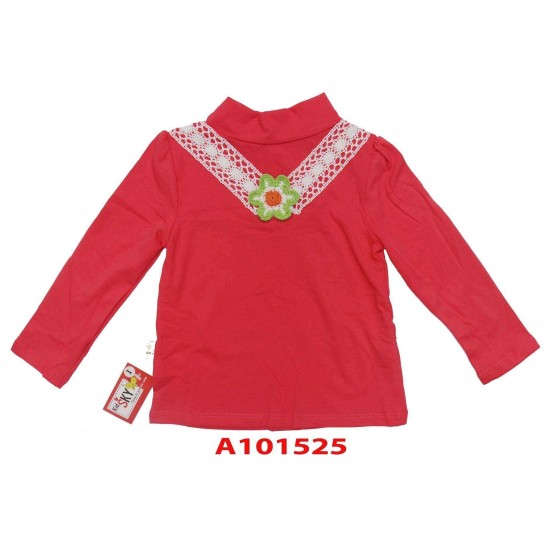 Áo cổ lọ hoa len-A101525-