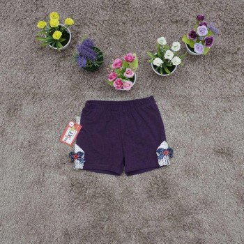 Quần soóc cúc gấu bé gái -Q26156