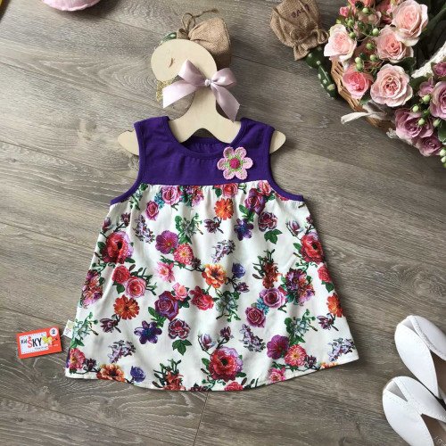 Áo lanh hoa xuân hè bé gái- A56135-1-kidsky-bán sỉ Áo lanh hoa xuân hè bé gái- A56135-1 Áo lanh hoa xuân hè bé gái- A56135-1-