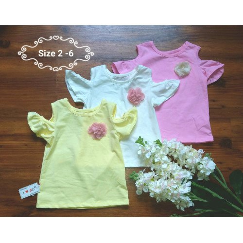 Áo Cotton Bé Gái Tay Trễ-kidsky-bán sỉ Áo Cotton Bé Gái Tay Trễ Áo Cotton Bé Gái Tay Trễ-