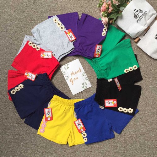 Quần đùi cotton 3 hoa bé gái xuân hè size 3- 8 -Q4936-kidsky-bán sỉ Quần đùi cotton 3 hoa bé gái xuân hè size 3- 8 -Q4936 Quần đùi cotton 3 hoa bé gái xuân hè size 3- 8 -Q4936-