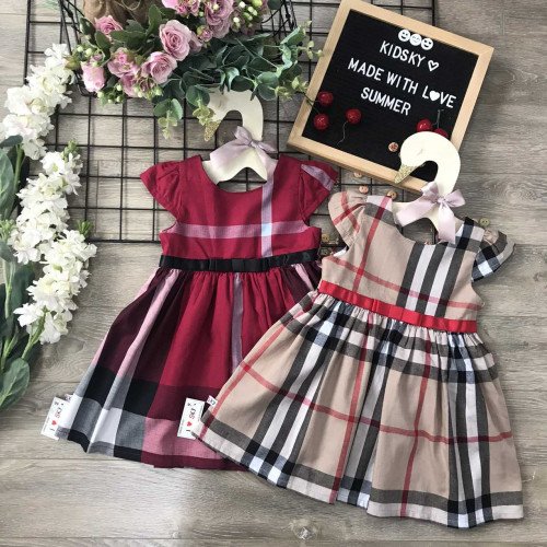 Váy kẻ BBR bé gái xuân hè size 2-6 -VK20155-kidsky-bán sỉ Váy kẻ BBR bé gái xuân hè size 2-6 -VK20155 Váy kẻ BBR bé gái xuân hè size 2-6 -VK20155-