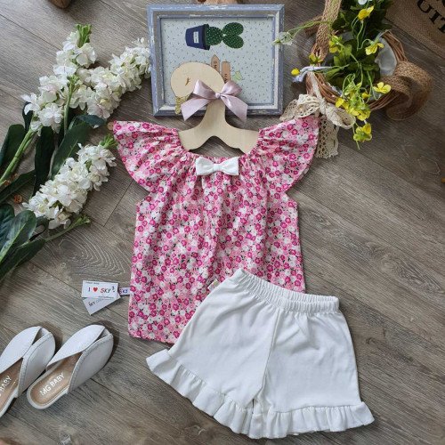 Bộ tay tiên quần bèo xuân hè- b50115-1-kidsky-bán sỉ Bộ tay tiên quần bèo xuân hè- b50115-1 Bộ tay tiên quần bèo xuân hè- b50115-1-