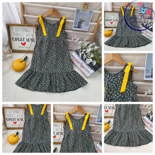 Váy hoa đuôi cá maxi size 7-10-kidsky-bán sỉ Váy hoa đuôi cá maxi size 7-10 Váy hoa đuôi cá maxi size 7-10-VÁY XUÂN HÈ BÉ GÁI