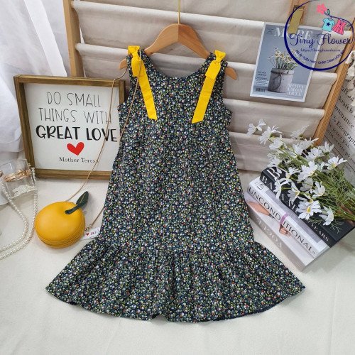 Váy hoa đuôi cá maxi size 7-10-kidsky-bán sỉ Váy hoa đuôi cá maxi size 7-10 Váy hoa đuôi cá maxi size 7-10-VÁY XUÂN HÈ BÉ GÁI