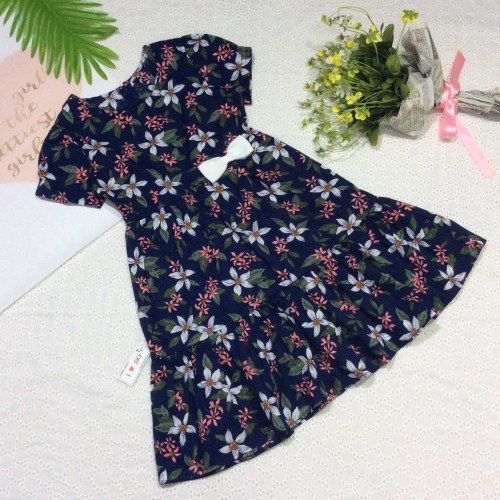 Váy tay búp 2 tầng đuôi cá size 7-10 - v29204-kidsky-bán sỉ Váy tay búp 2 tầng đuôi cá size 7-10 - v29204 Váy tay búp 2 tầng đuôi cá size 7-10 - v29204-