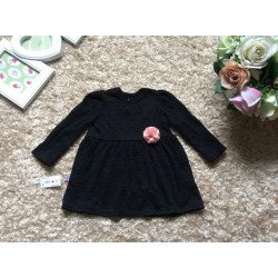 Áo váy len phối hoa đính ngực  size 2-6 