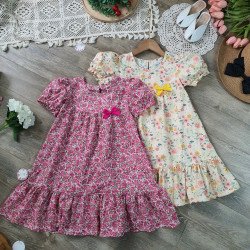 Váy hoa tay búp đuôi cá size 7 -10