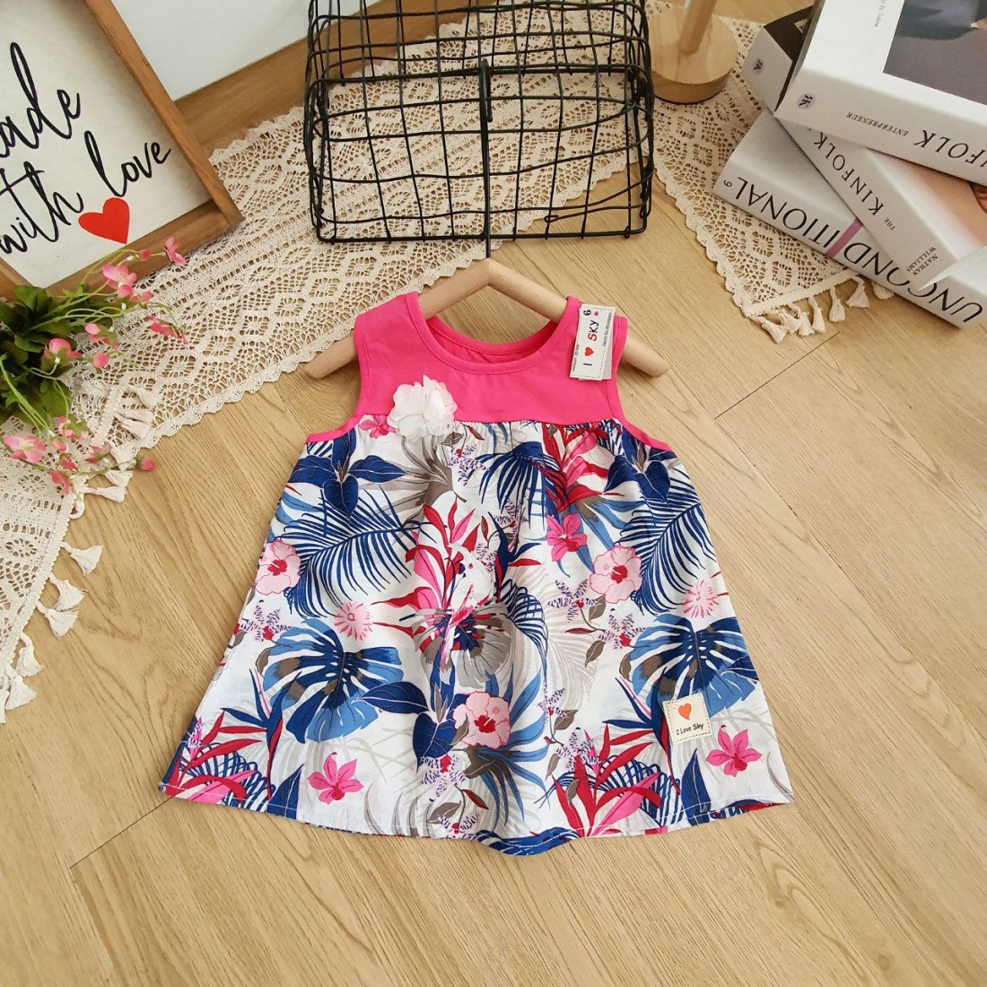Áo 3 lỗ cotton phối lanh đũi size 6 -10-kidsky-bán sỉ Áo 3 lỗ cotton phối lanh đũi size 6 -10 Áo 3 lỗ cotton phối lanh đũi size 6 -10-ÁO ĐŨI-LANH-BOI BÉ GÁI