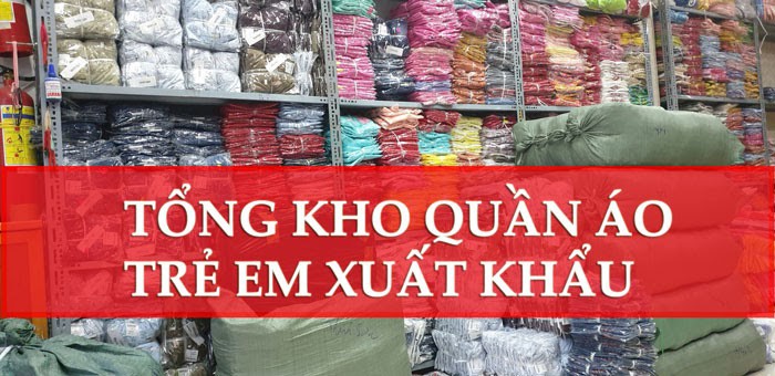 tổng kho quần áo trẻ em